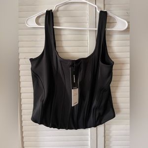 Express Body Contour High Compression Corset Cropped Tank